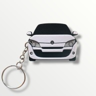 Brelok Renault Megane 3 - różne kolory zawieszka samochód do kluczy