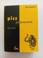 Pisz poprawnie Beata Gajewska Miniatura Seria z tygryskiem