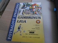 GAMBRINUS LIGA. 1.FC SYNOT - SKC. BUDEJOVICE 25.05.2001