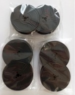 NOWA TAŚMA DO MASZYNY DO PISANIA 13 mm 2 szpule - CZARNA