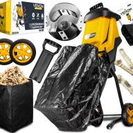 ROZDRABNIACZ ELEKTRYCZNY RĘBAK DO GAŁĘZI 45MM 2600W ZBIORNIK 45L NOŻE PRO