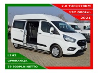 FORD TRANSIT CUSTOM L2H2 BRYGADÓWKA 2,0 TDCI/170KM KLIMA TEMPOMAT CZUJNIKI