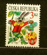 CZECHY ** Wielkanoc, zając, jajka Mi 134