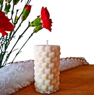 Naturalne ekologiczne świeczki sojowe Kolumna Plastry, świeczka sojowa