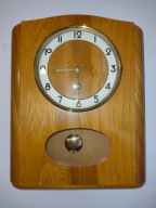 Zegar typu chodzik ESTA drewno ładny stan, sprawny kpl klucz