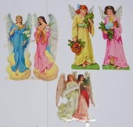 Naklejki Anioł Anioły kolekcjonerskie lata 80