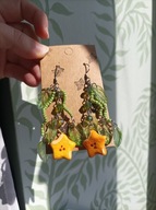 Kolczyki Stardew Valley - Starfruit - rękodzieło, stal