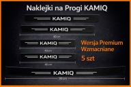 5 szt - SKODA KAMIQ Naklejki ochronne na progi Bagażnik