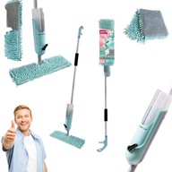 MOP PŁASKI ZE SPRYSKIWACZEM OBROTOWY MIKROFIBRA RUCHOMA GŁOWICA YORK