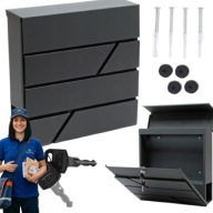 SKRZYNKA POCZTOWA NA LISTY WRZUTNIA EUROSKRZYNKA Z GAZETNIKIEM 37X37X10.5CM