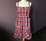 Sukienka w kratkę na ramiączkach M L XL 38 40 42