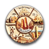 Magnes na lodówkę ceramiczny BOLONIA BOLOGNA WŁOCHY C539