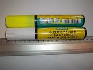 MARKER KREDOWY DO TABLIC 25G BIAŁY ŻÓŁTY 2szt