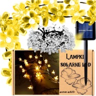 GIRLANDA SOLARNA LED 700CM BALKON TARAS OGRÓD LAMPKI DEKORACJA ZEWNĘTRZNA