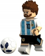 KLOCKI FIGURKA LEO MESSI ARGENTYNA do złożenia 5cm