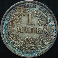 Niemcy - 1 Marka 1902 D - ładny egzemplarz