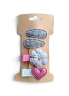 Mini spinki do włosów dla niemowląt dziewczynek handmade