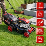 Kosiarka Spalinowa Z Napędem 149CC 41cm Mulczowanie Regulacja WERKBERG 50L