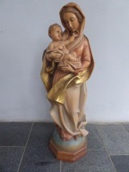 Figurka drewno Maryja z Jezusem 56 cm Polecam
