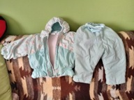 KOMBINEZON DWUCZĘŚCIOWY DZIEWCZĘCY Z KAPTUREMROZ M