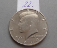 HALF DOLLAR z 1990 roku lit P - KENNEDY