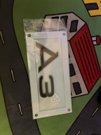 EMBLEMAT AUDI ZNACZEK NAPIS TYŁ A3 KLAPA 8L 8P 8V CZARNY POŁYSK