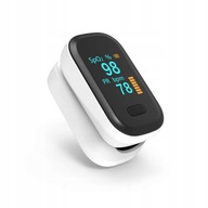 PROFESJONALNY MEDYCZNY PULSOKSYMETR NAPALCOWY PULSOMETR OLED + ZESTAW SMYCZ