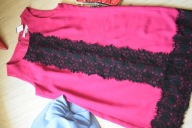 *LOFT* SUKIENKA LETNIA PRAWIE NOWA Z KORONKĄ_40/42