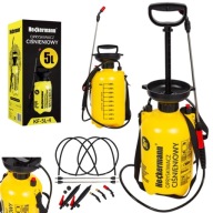 DUŻY OPRYSKIWACZ RĘCZNY CIŚNIENIOWY OGRODOWY DO CHEMII REGULACJA 5L + DYSZE