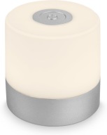 MINI LAMPKA LED DOTYKOWA AKUMULATOROWA 2700K 3 POZIOMY JASNOŚCI USB-C SZARA