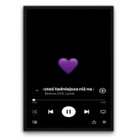 Plakat z ramą 40x50cm Jesteś ładniejsza – Bedoes | Pomysł Na Prezent