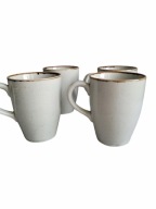 KUBKI DO KAWY herbaty ceramiczne zestaw 4 sztuki 250ml