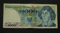 Polska - banknot - 1000 Złotych 1982 rok - Seria GL