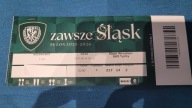 Bilet Ś;ask Wrocław - GKS Tychy