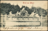 Gruss aus Wien! Schonbrunn. Neptunsbassin - 1899