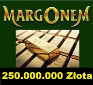 MARGONEM GOLD GORDION 250M 250.000.000 ZŁOTA GOLDA PUBLICZNY SERWER