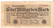 5 Miliardów Marek 1923 V8 Weimar