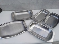 tace miski stal nierdzewna inox 5szt prostokąt GNUTTI-A 18/8-10 (26)