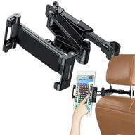 Uchwyt Samochodowy na Zagłówek – Regulowany do Tabletu i Telefonu