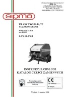 SIPMA Z-276, Z-276/1 instrukcja obsługi, katalog części prras (2006)