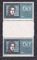 1962 Wielcy Polacy Fi 1166 ** parka rozdzielona przywieszką