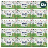 Kindii Chusteczki Nawilżane Natural Balance 12x60 720 Sztuk Aloes Zapas