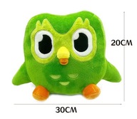 Przytulanka Słodka Sowa z Duolingo Sówka Pluszak Maskotka Śmieszny Prezent