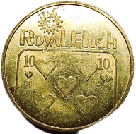 Żeton do gry w pokera lub automatów do gry, jest to 10 Kier