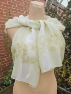 Mara Manzona apaszka chusta jedwabna szal jedwab silk seide 36x150cm