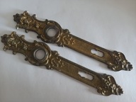 szyldy do drzwi mosiężne stare