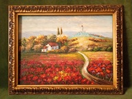 Sycylia - obraz olejny ręcznie malowany na płótnie