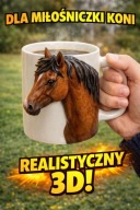 KUBEK KOŃ 3D PREZENT DLA MIŁOŚNICZKI KONI