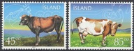 Islandia Mi. 1030-1031 czyste ** fauna, krowa