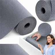 MATA ANTYPOŚLIZGOWA DO SZUFLAD SZAFEK OCHRONNA PLAMOODPORNA SZARA 300x50 CM